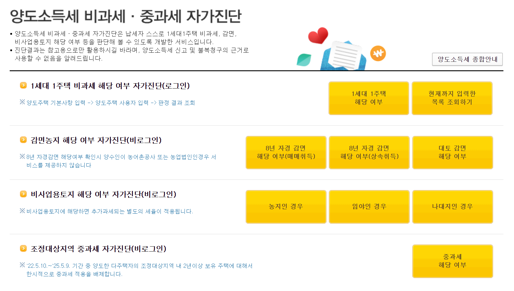거래 유형에 따른 이용 방법