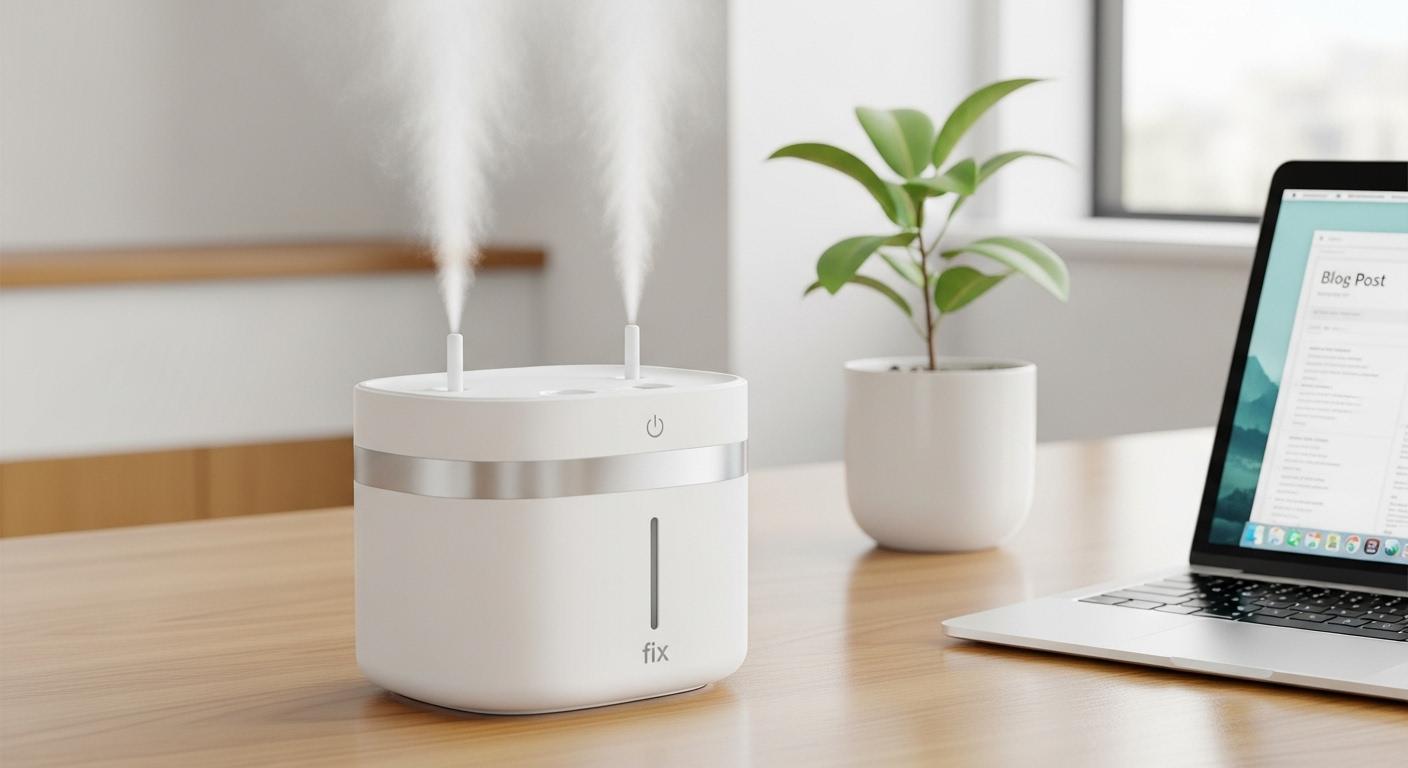 픽스 듀얼 무선 미니 가습기