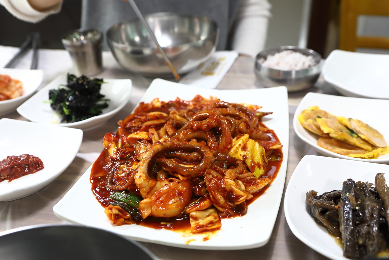 우전해수욕장 맛집