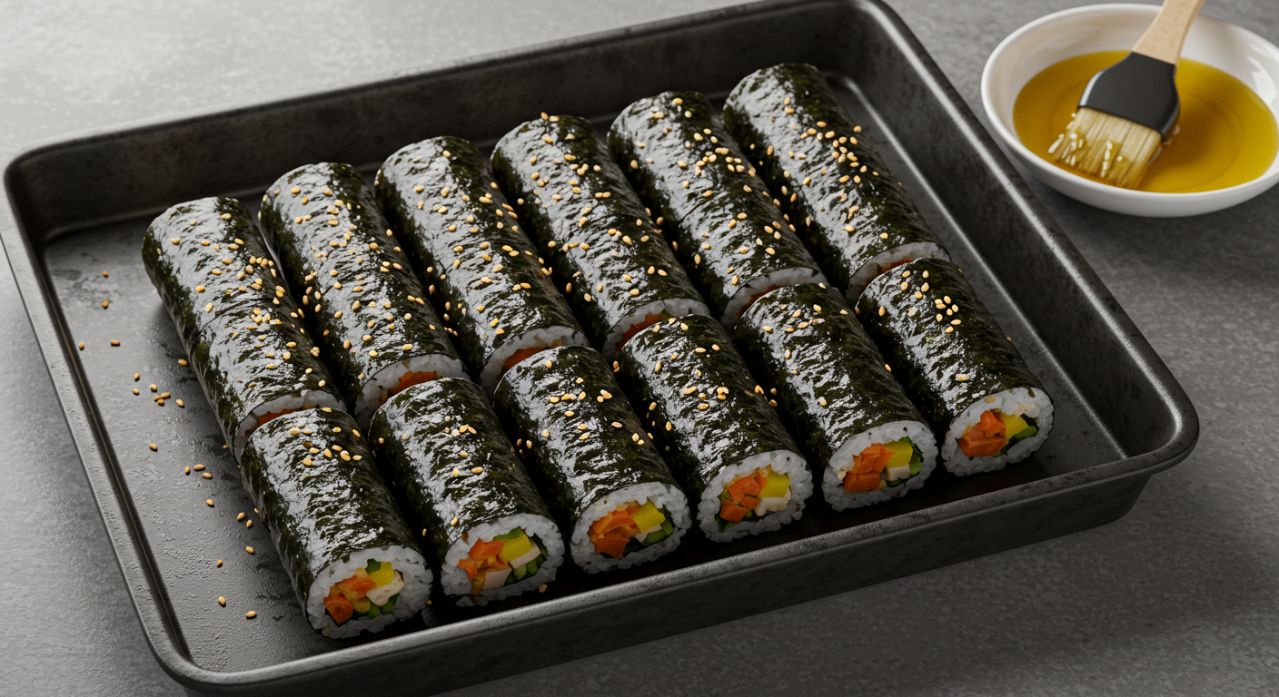 마약김밥 + 충무김밥 황금레시피 — 양념장 1:1:1 + 무침 황금비율 (가성비 도시락 + 소풍) - 완성 플레이팅