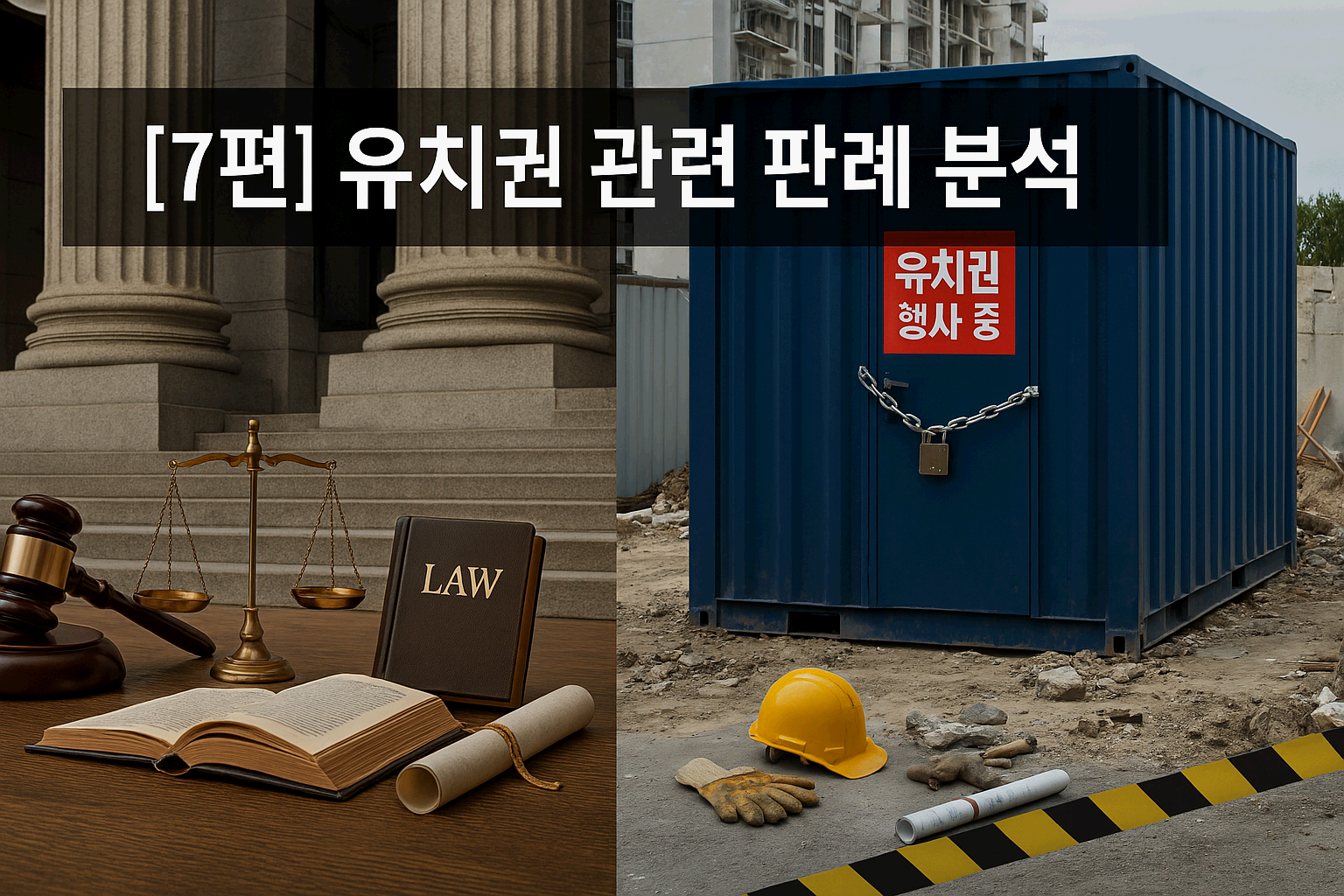 [7편] 유치권 관련 판례 분석: 실전에서 배운다