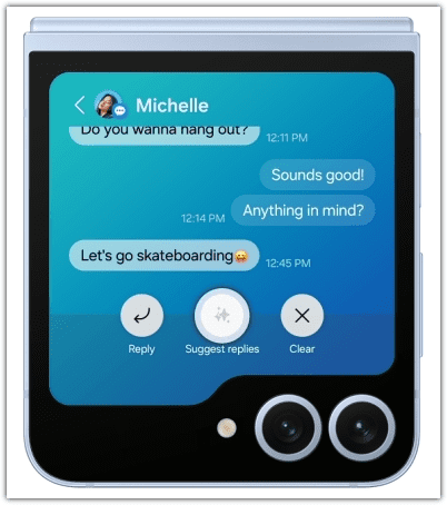 갤럭시 Z 플립6 플렉스 윈도우