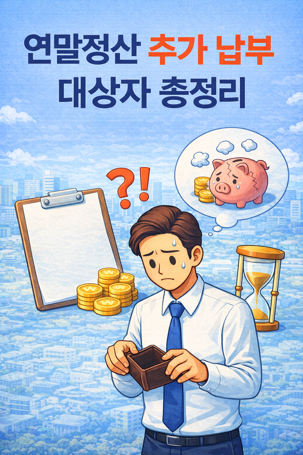 연말정산 추가 납부가 발생하는 이유와 대처 방법 안내 대표 이미지