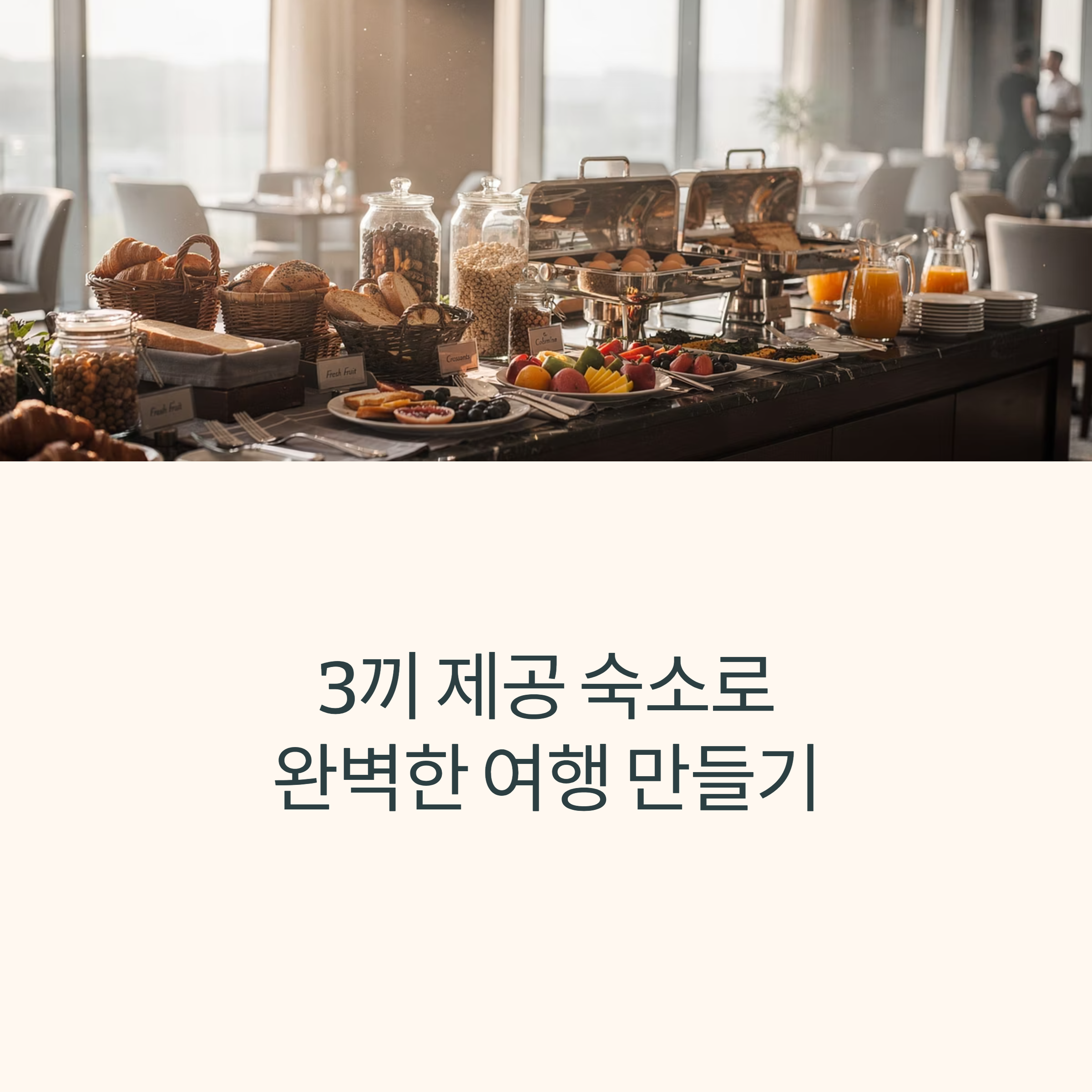 3끼 주는 숙박시설