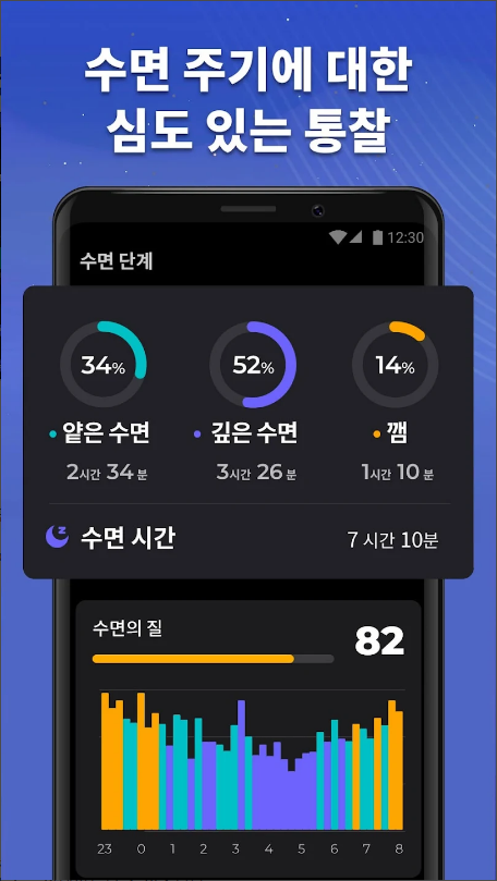 수면분석, 수면, 오토슬립, 코골이