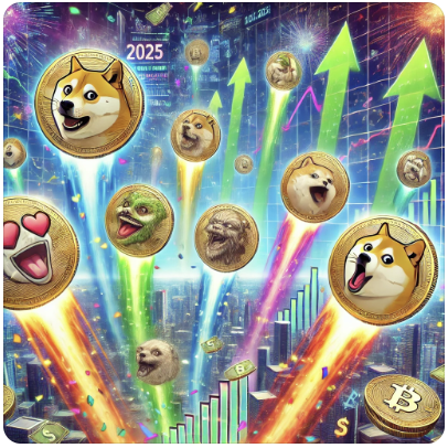 2025년 밈코인 트렌드 (시장규모, 변동성, 수익률)