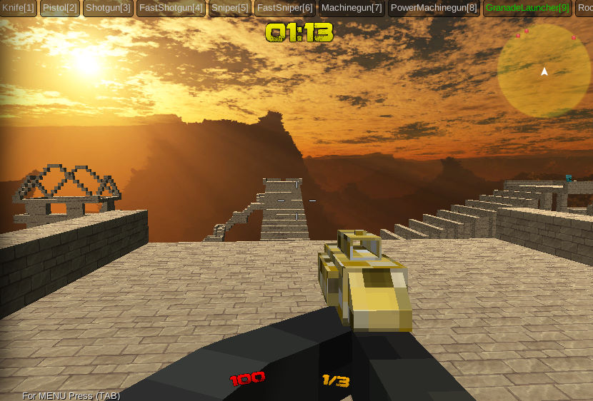 픽셀워페어5 메인화면