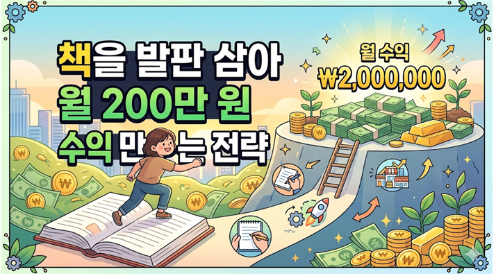 책을 발판 삼아 월 200만 원 수익 만드는 전략