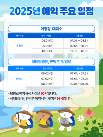 국립공원 예약 통합시스템이란?