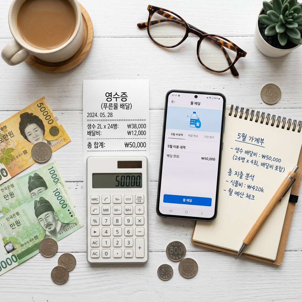 냉온수기 고르는법 월 유지비 생수값 계산