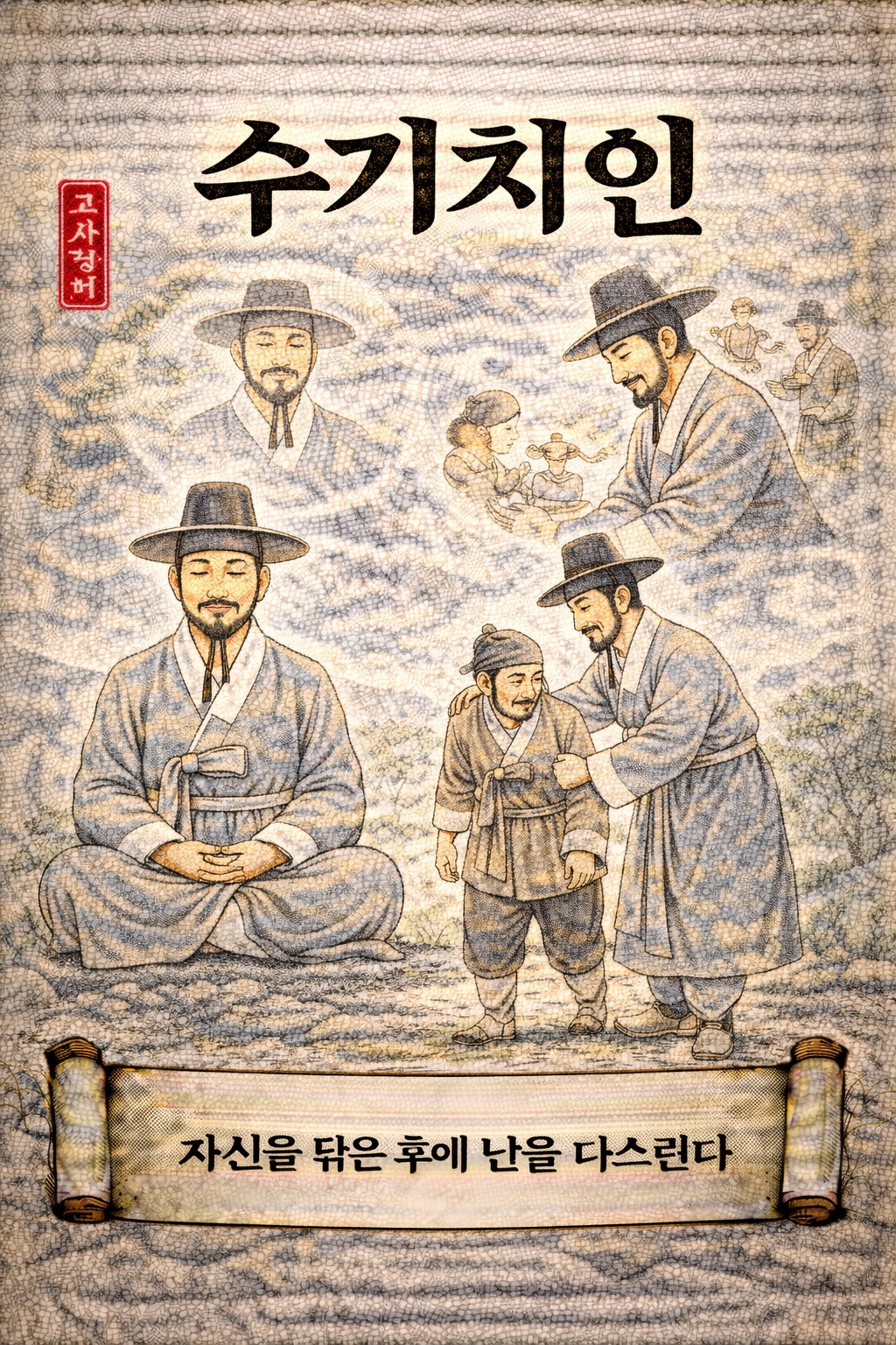 수기치인 사자성어 이미지