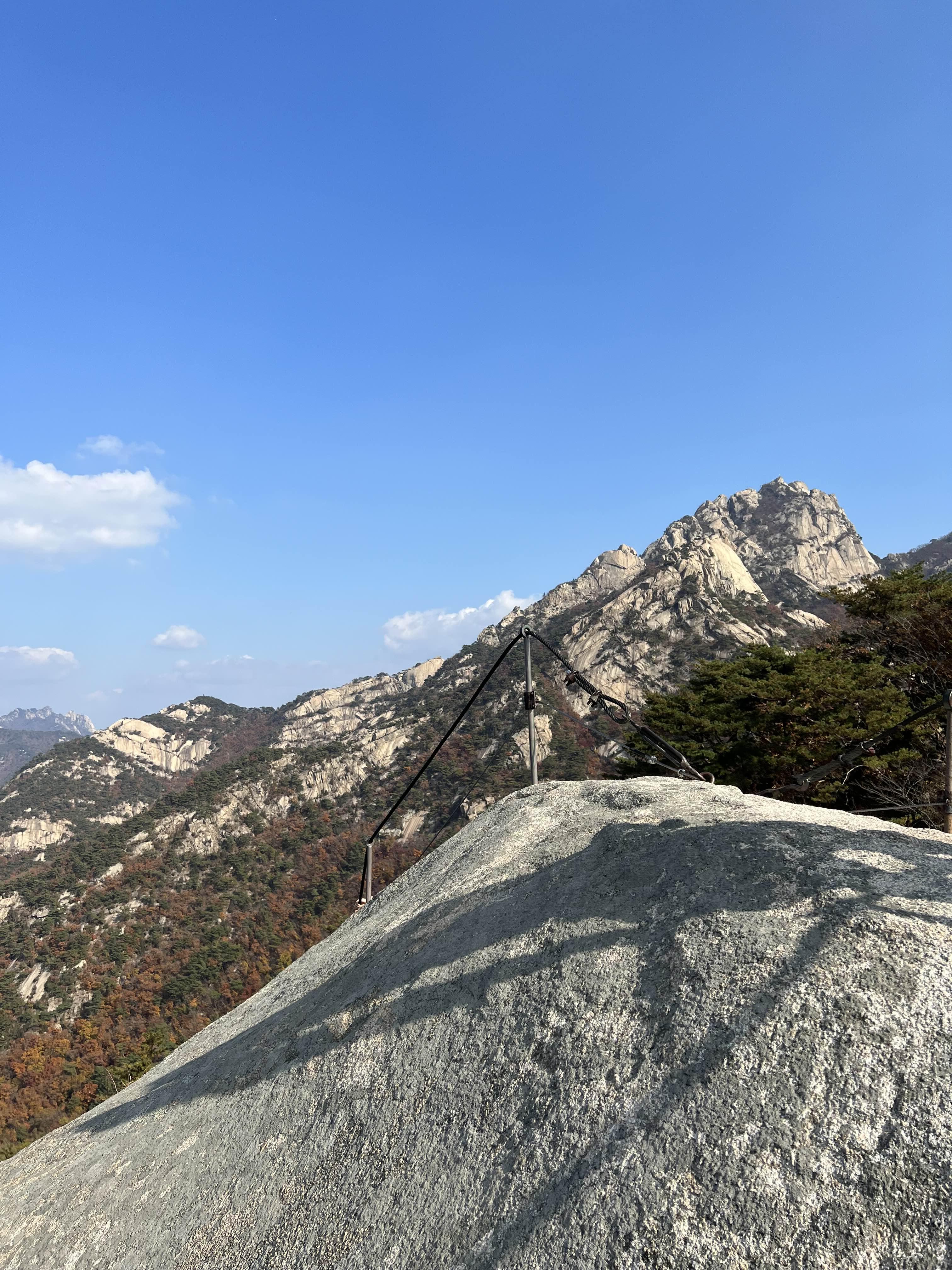 서울 바위산 돌산 북한산