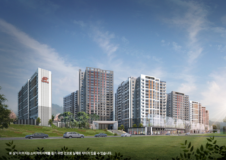 힐스테이트 월산 - 조감도