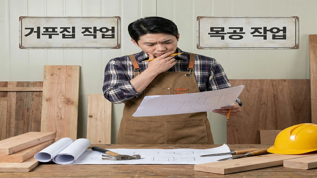 거푸집기능사 건축목공기능사 선택 가이드 이미지