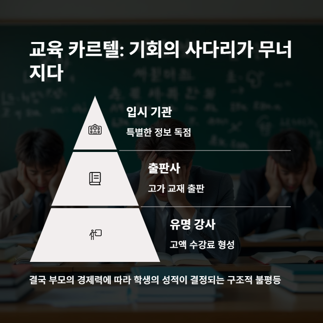 카르텔 교육 분야: 입시 카르텔과 사교육 시장