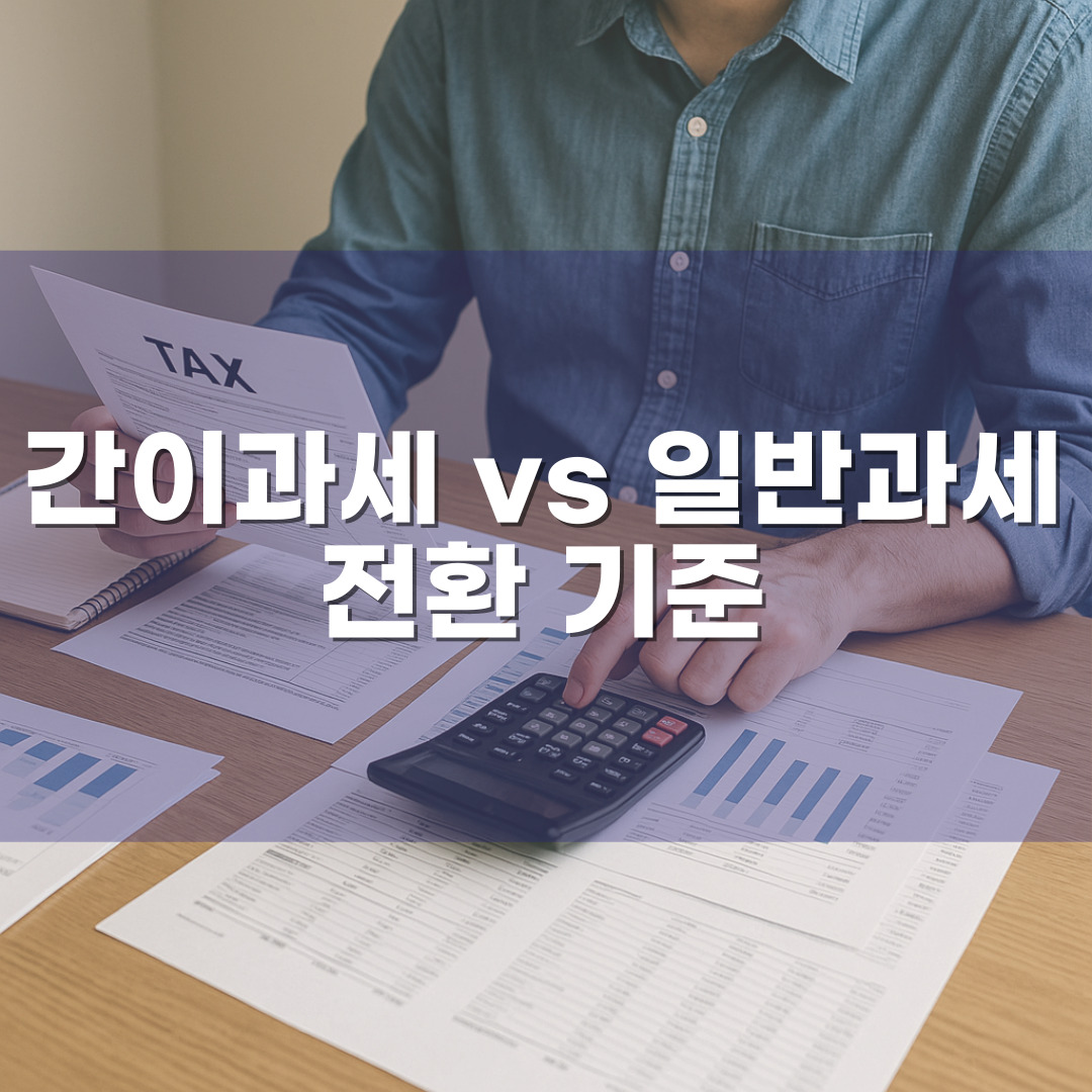 간이과세 vs 일반과세 전환 기준 &ndash; 매출 단계별 절세 전략 (2025년 최신판) 📊