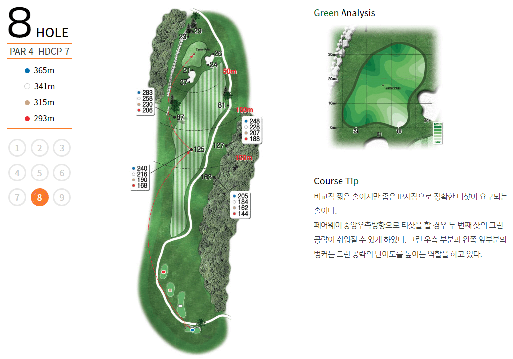 정산 컨트리클럽 해우코스 8