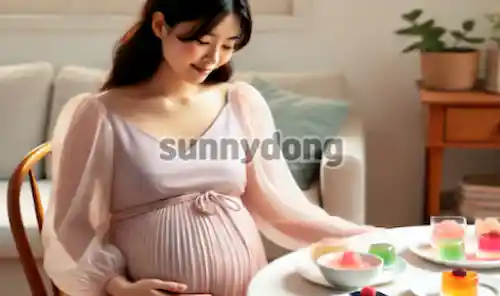 글의 이해를 높이기 위한 임산부 젤리 섭취 이미지