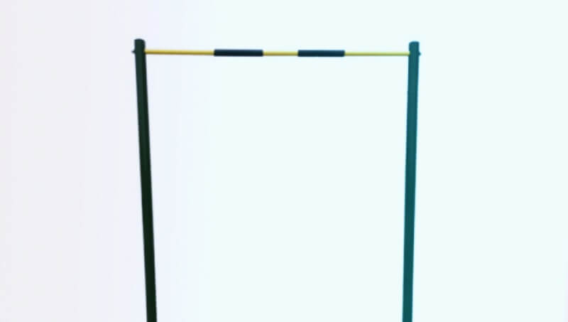 노란색-무늬-철봉