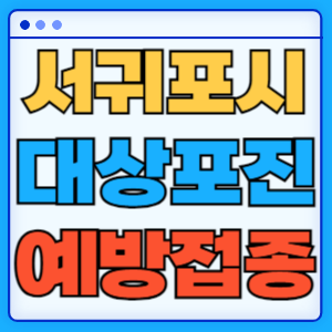 제주도 서귀포시 대상포진 백신 무료 예방접종 비용지원 신청방법 대상자 준비서류