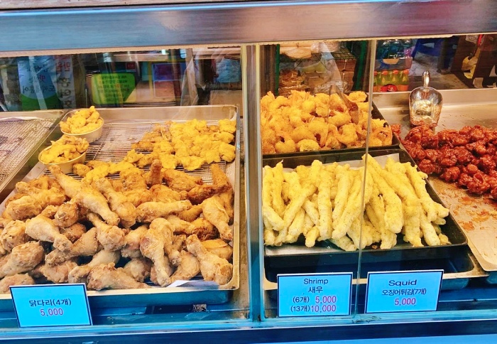 생방송오늘저녁 오산 오색시장 순살 닭강정 옛날통닭 치킨 닭똥집튀김 꽃게튀김 새우튀김 오징어튀김 맛집 추천