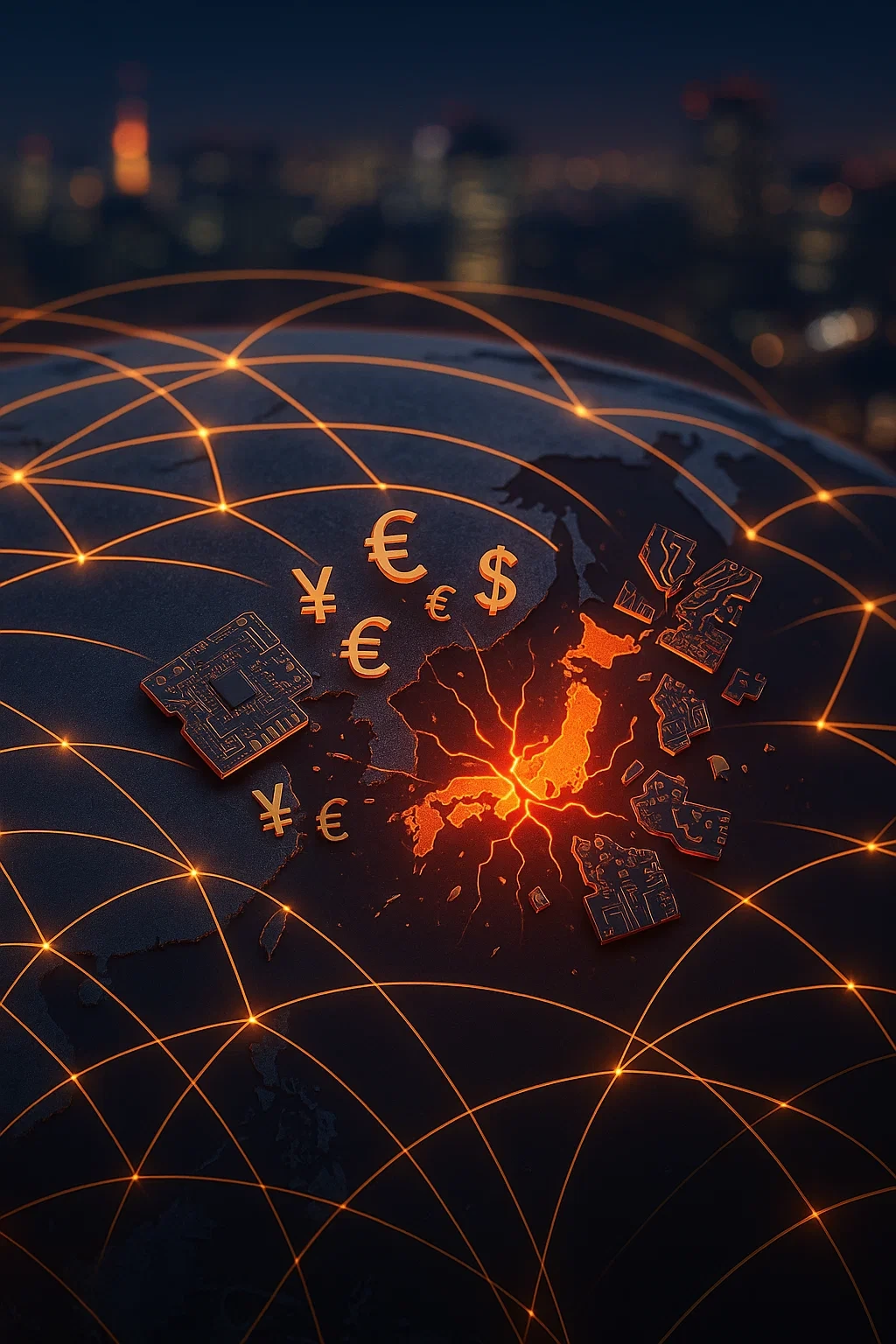 일본 경제의 타격