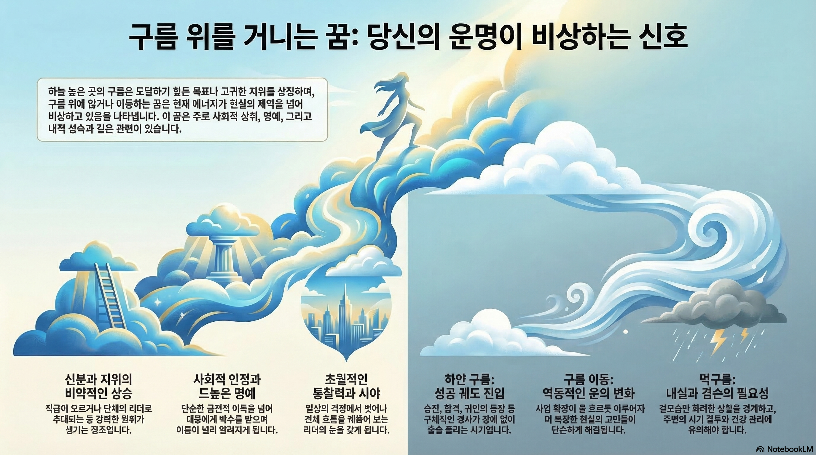 구름 위에 앉아있는 꿈