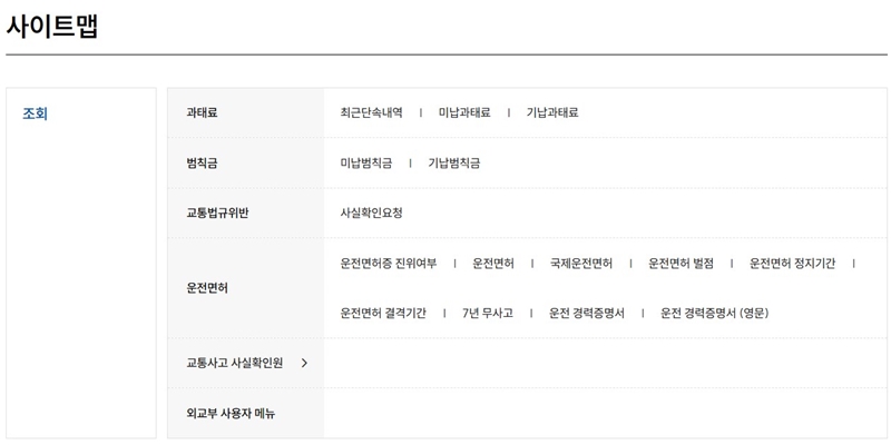 경찰민원24_사이트맵