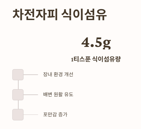 차전자피 식이섬유