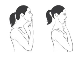 친 턱스(Chin Tucks)&amp;#44; 턱 당기기 운동 1