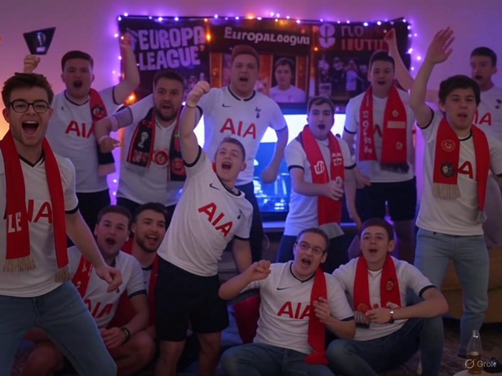 "유로파리그 결승전 친구 응원 2025"