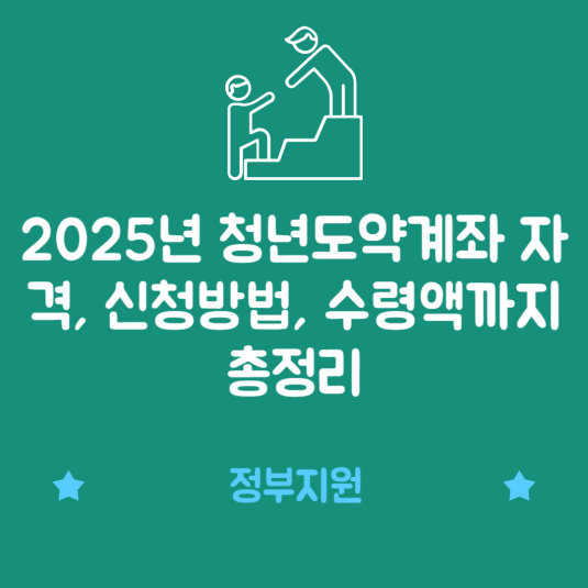 2025년 청년도약계좌 자격, 신청방법, 수령액까지 총정리
