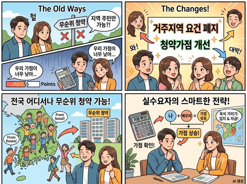 무순위 청약과 가점제변화