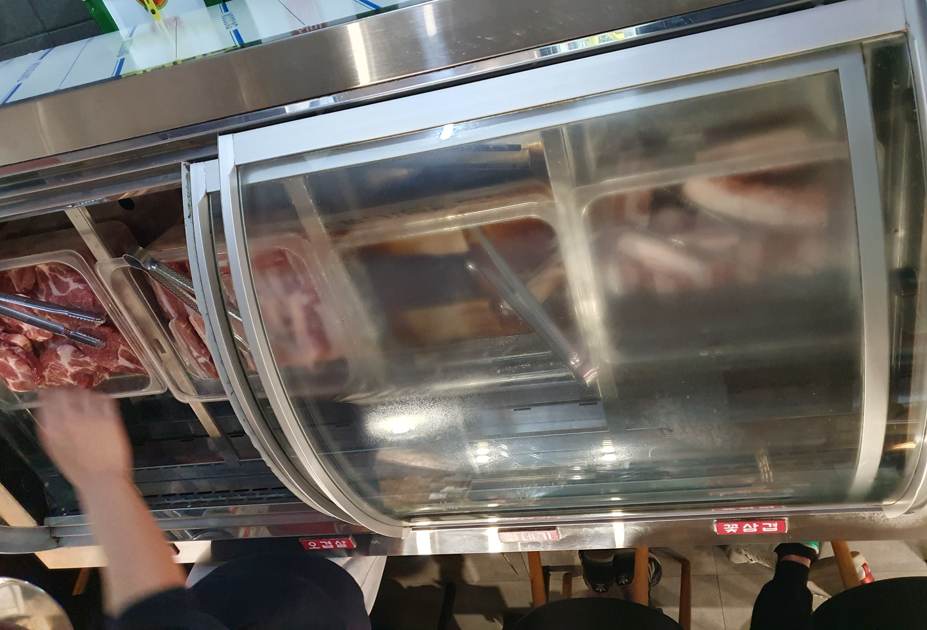 대전 무한리필 살살고기 상대점 삽겹살 냉장고