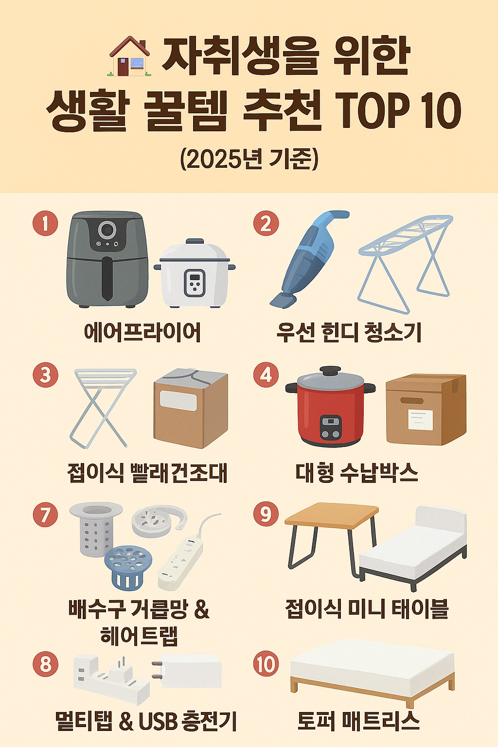 자취생 생활 꿀템