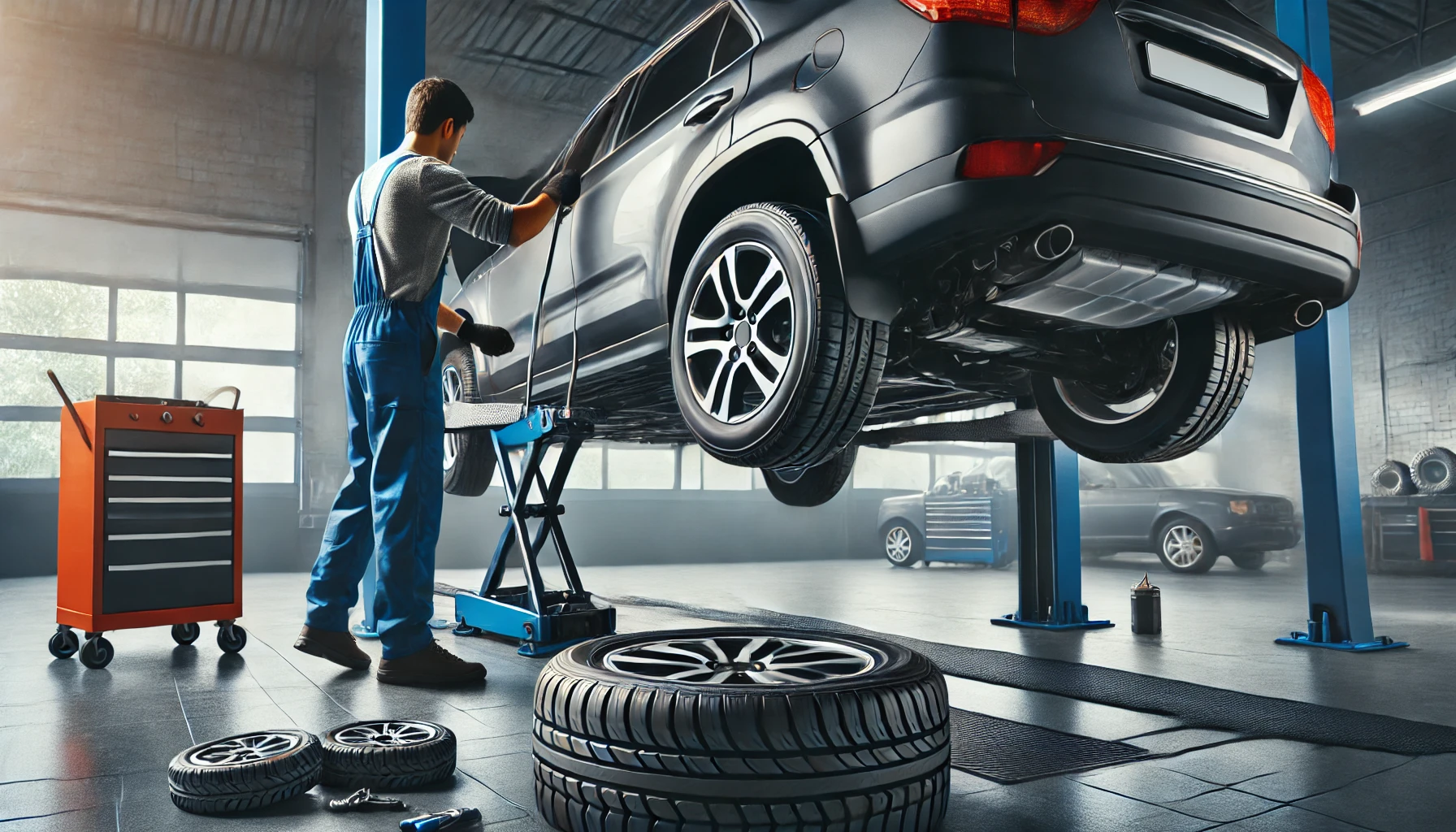 자동차 타이어 위치 교환 방법