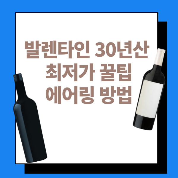발렌타인 30년산 가격