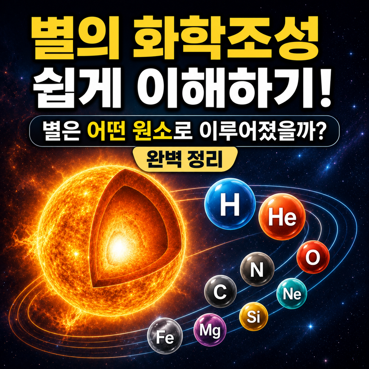 별의 화학조성
