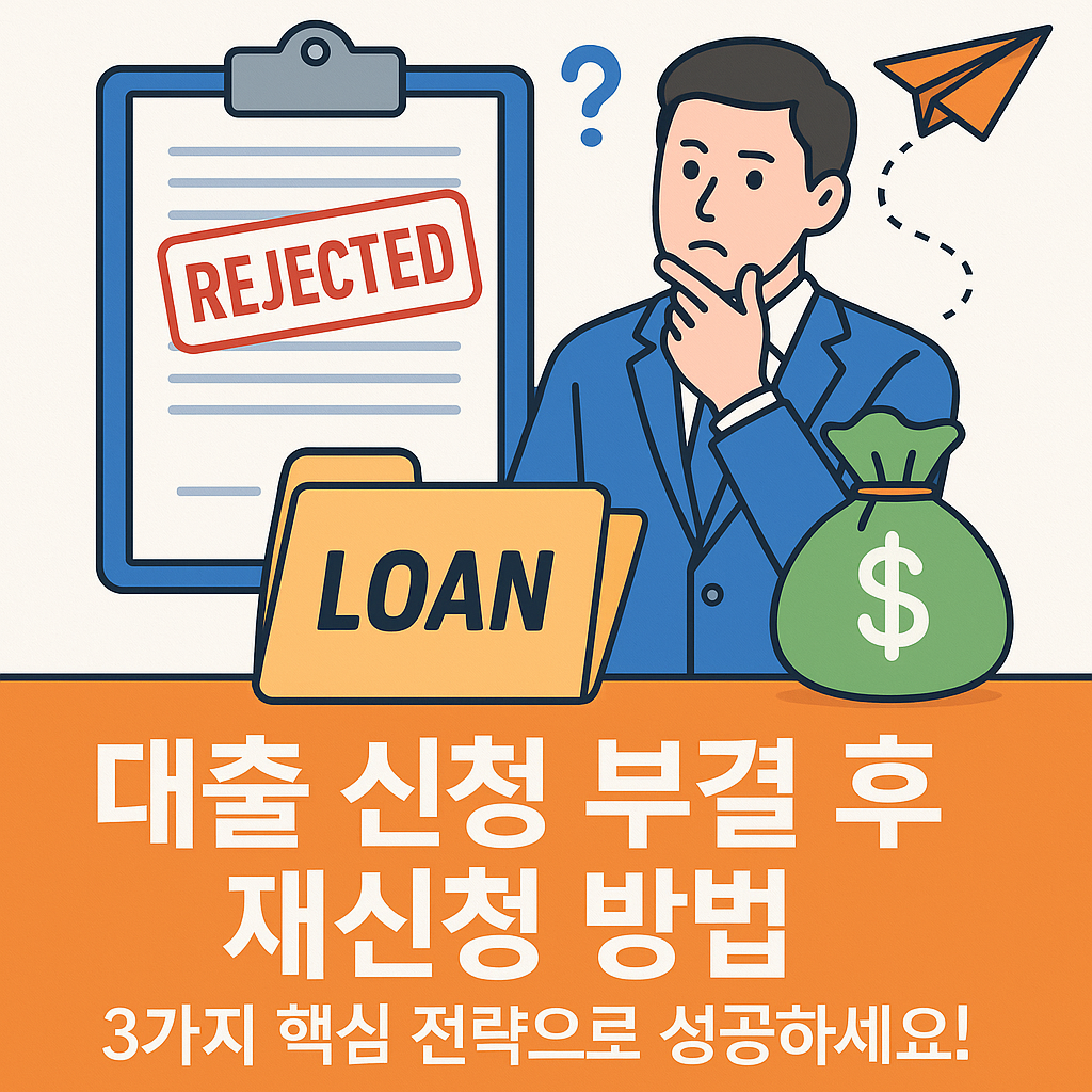 대출 신청 부결 후 재신청 방법, 3가지 핵심 전략으로 성공하세요! 🚀
