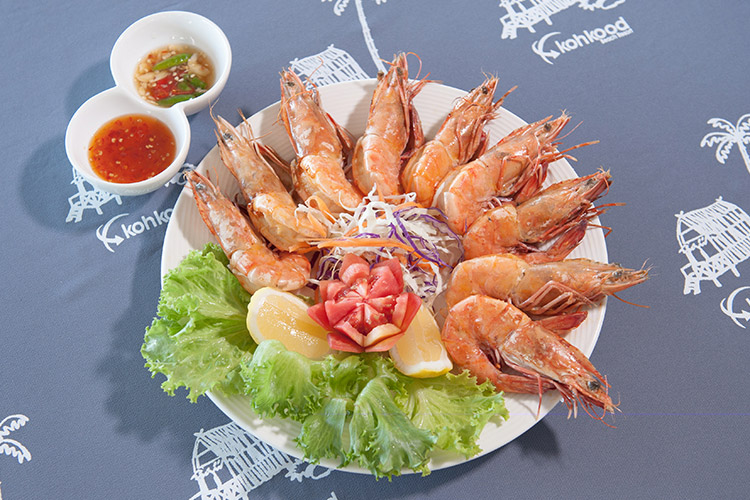Koh Kood shrimp dish