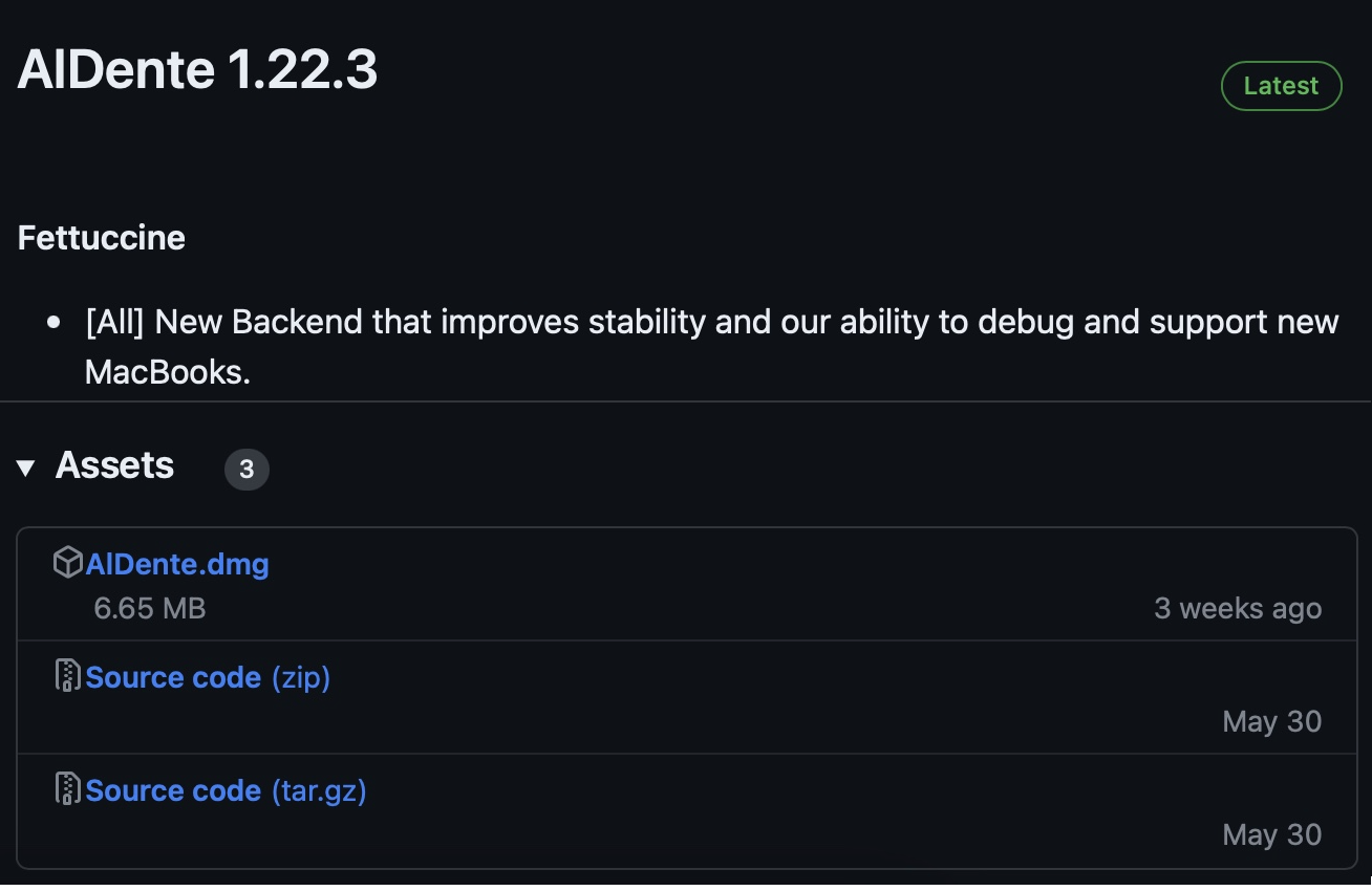맥북 배터리 관리 충전 재한 앱 알단테(AlDente)다운로드 및 설치