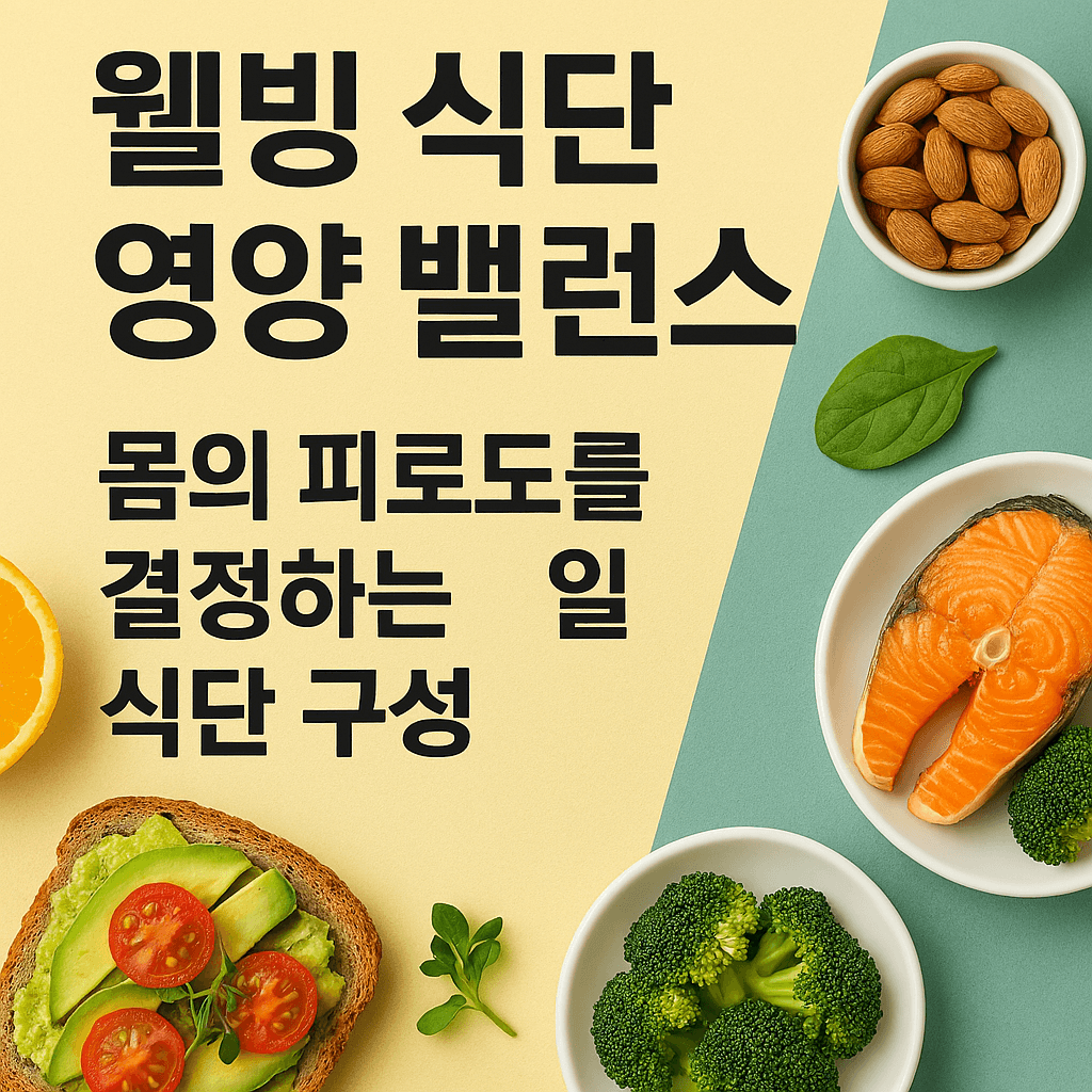 웰빙 식단 영양 밸런스