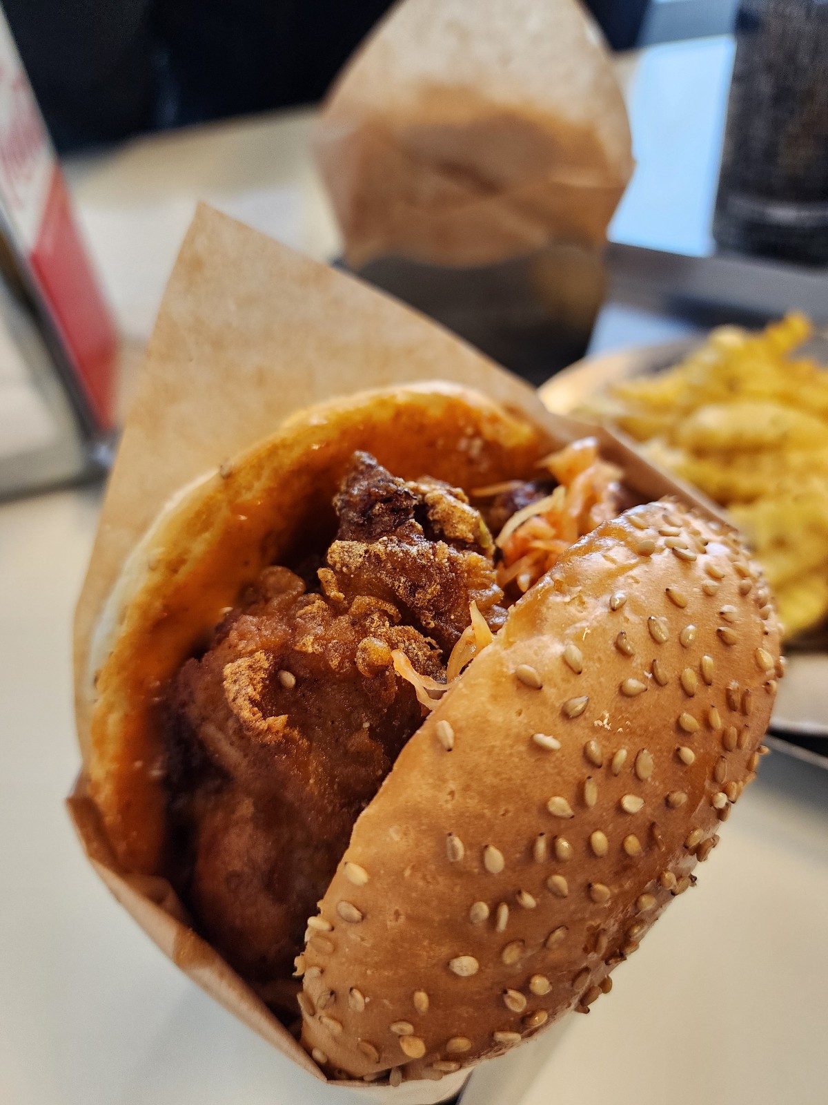 치포틀 치킨 버거