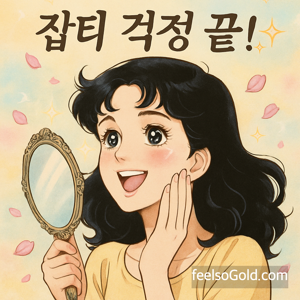 잡티 걱정 끝! ✨ 빛나는 내 피부