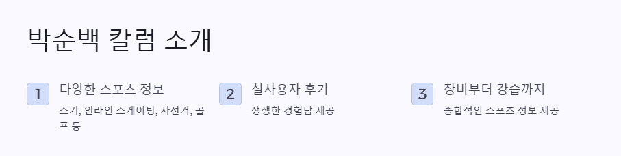 박순백 칼럼