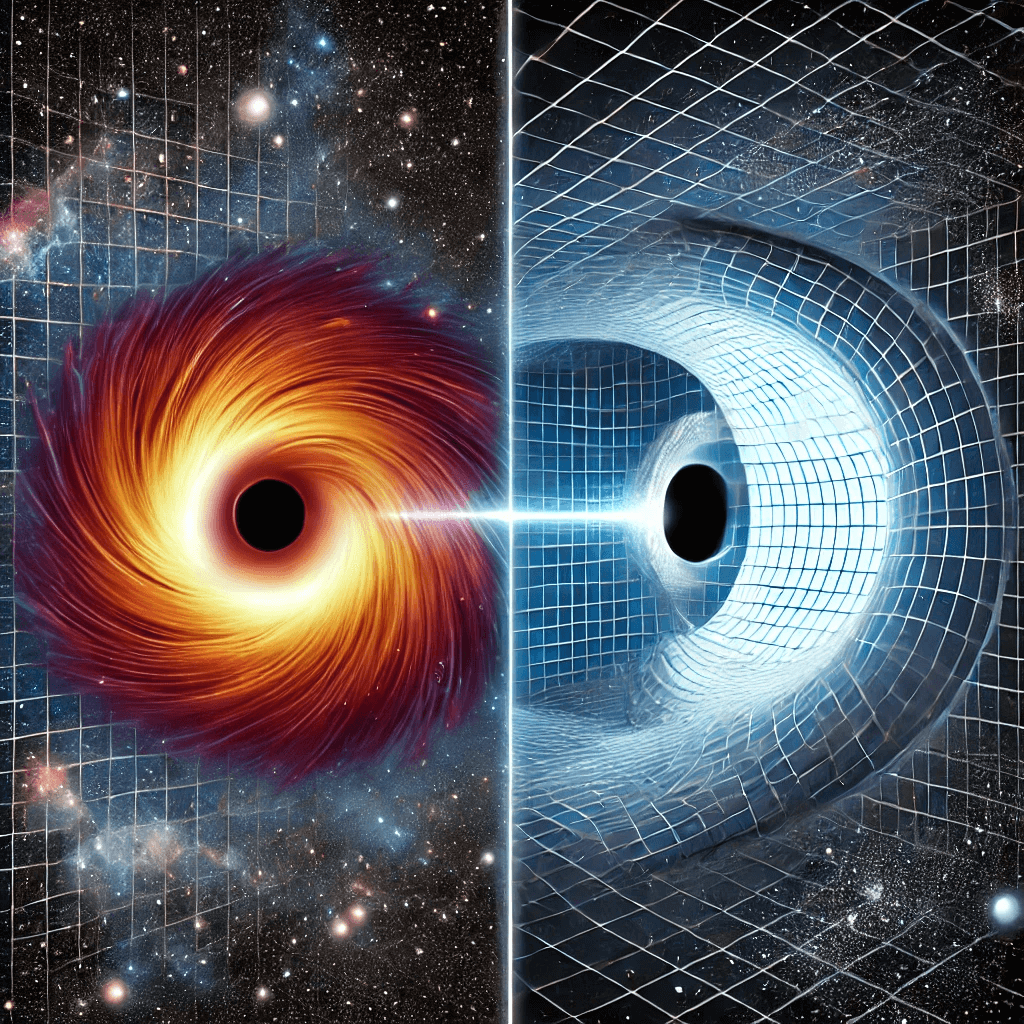 블랙홀과 웜홀 사진