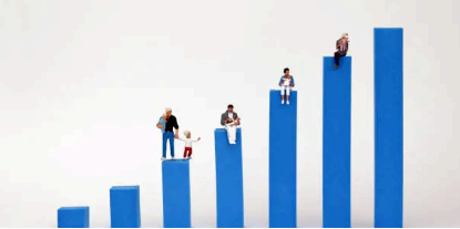 나이대별 그래프 이미지사진