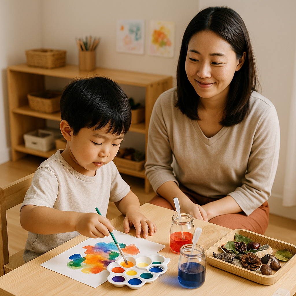 몬테소리 미술 활동 창의성 키우기