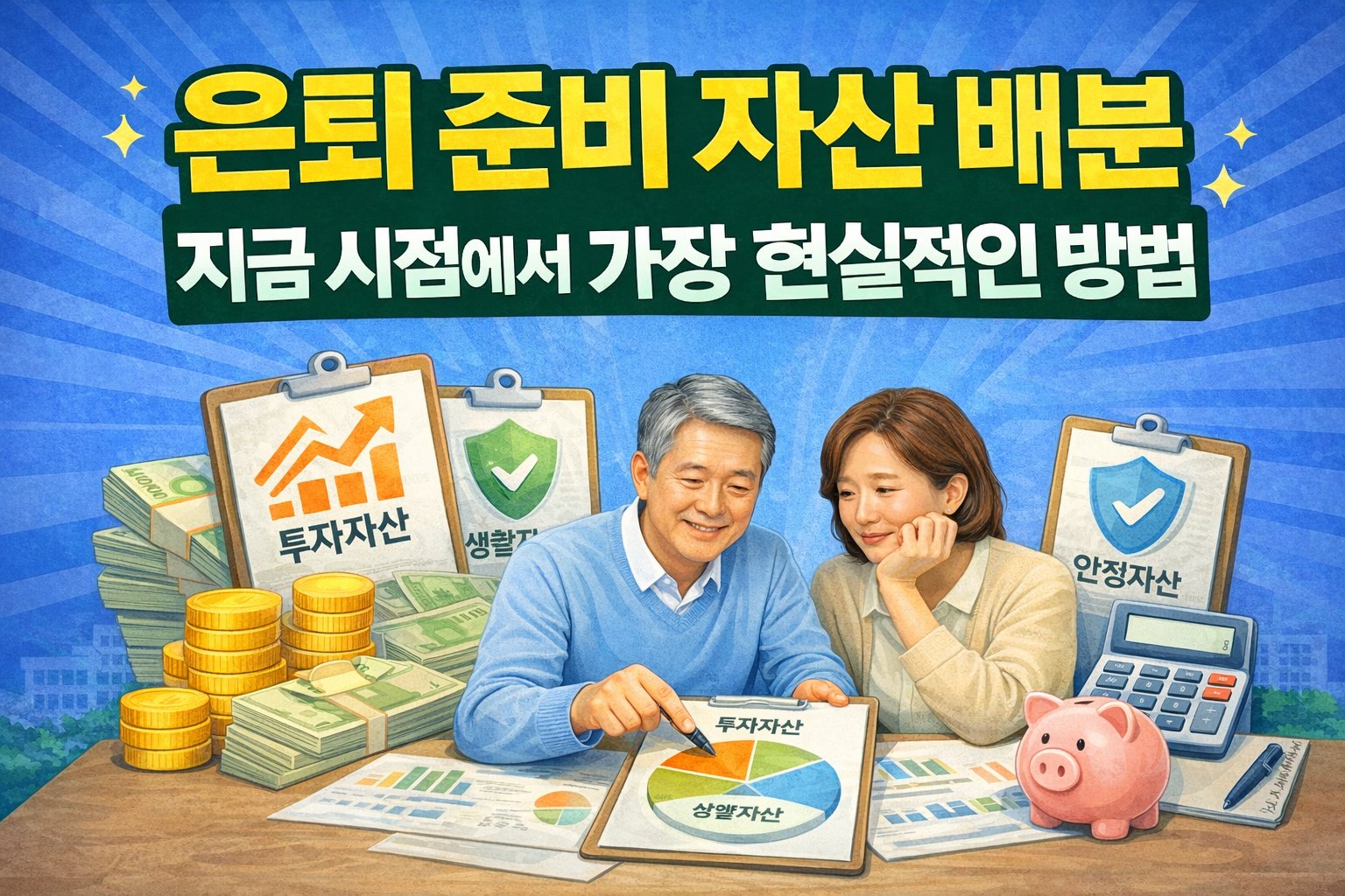 은퇴 준비 자산 배분, 지금 시점에서 가장 현실적인 방법