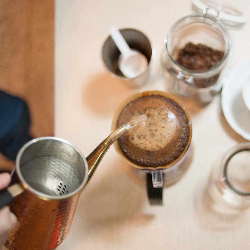 핸드드립커피내리기